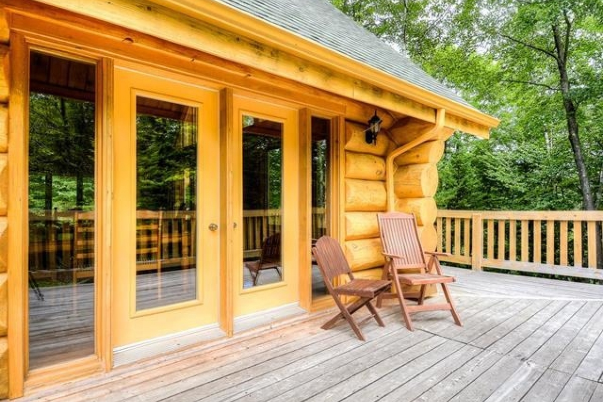 Large Terrace Open Concept 2 Story Log Cabin My Canadian Cabin